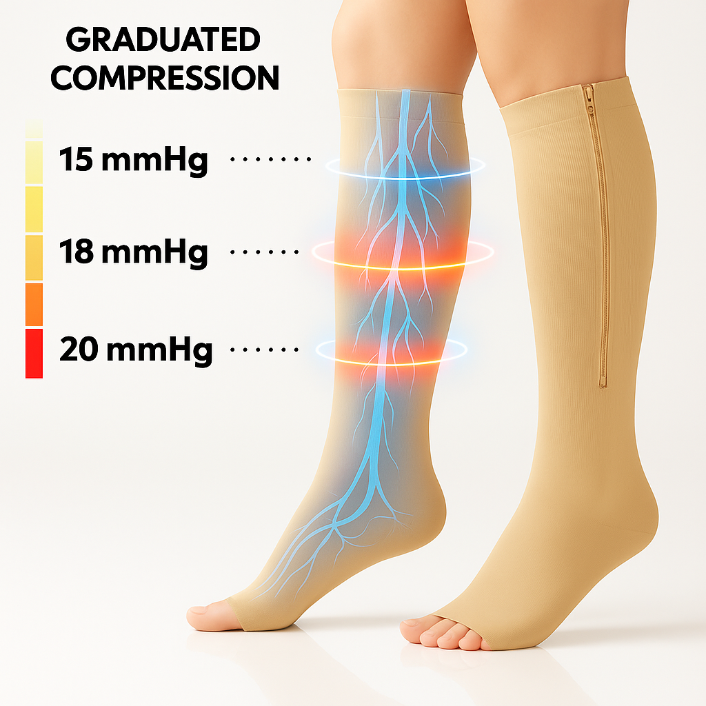 EasyZip - Relief Socks